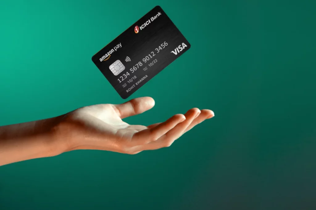 Amazon Pay ICICI Credit Card In Hand